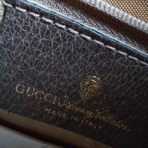 Vintage Gucci Sherry Line Brown Leather Ophidia Shoulder Bag - Picture 3 of 4